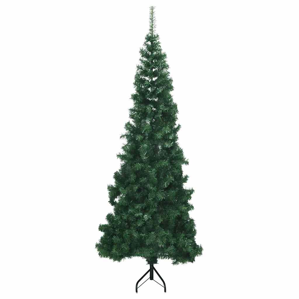 Künstlicher Eck-Weihnachtsbaum Grün 120 cm PVC