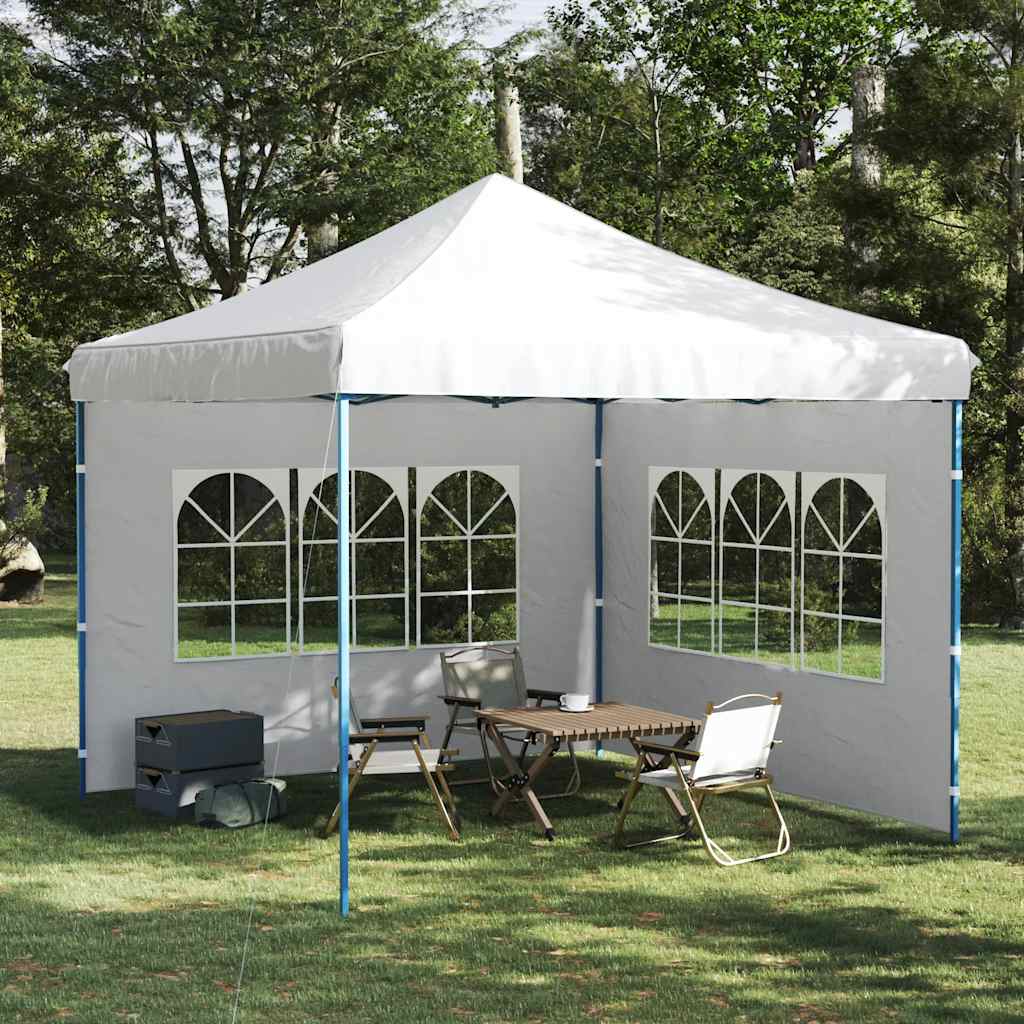 Party Zelt Seitenteil 2 pcs 300 x 195 cm Rot PE und Stahl