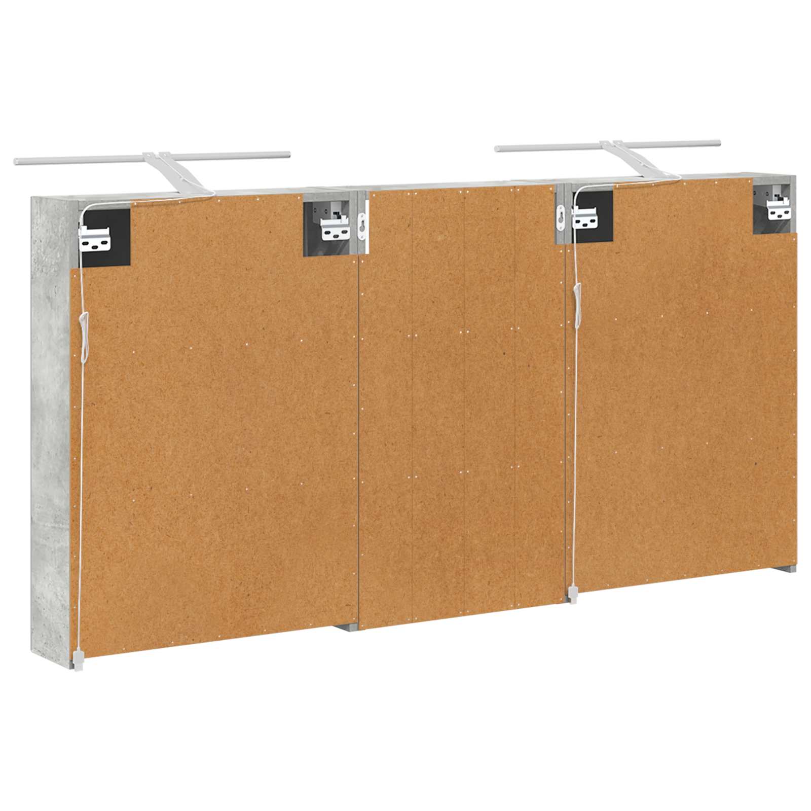Badezimmerschrank-Set 3 pcs 80 x 10,5 x 50 cm Holzwerkstoff