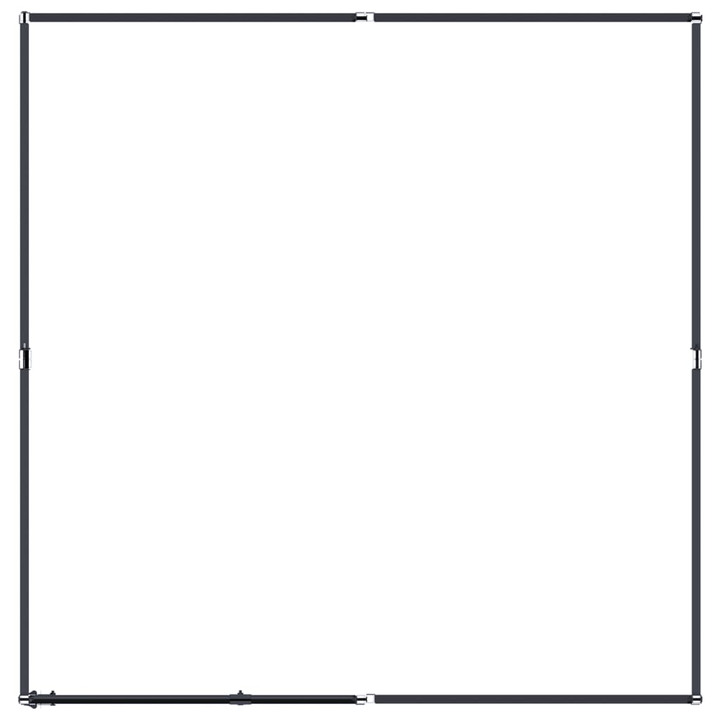 Outdoor-Hundezwinger mit Dach Stahl 3,69 m²
