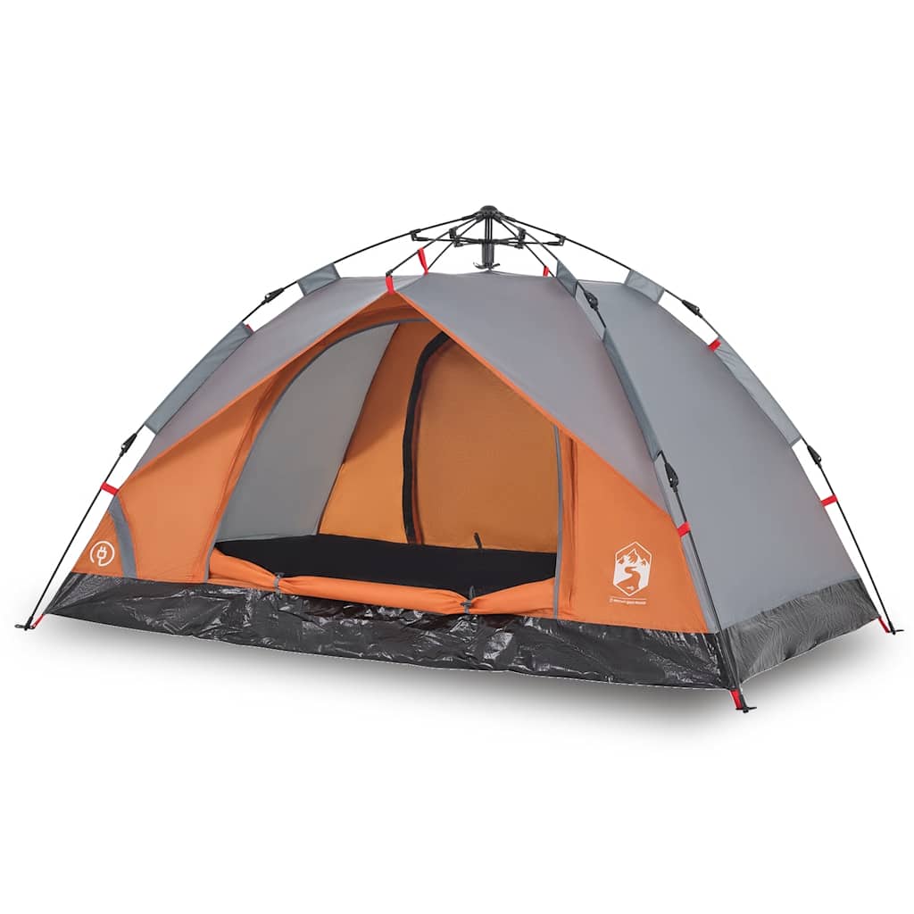 Kuppel-Campingzelt 2 Personen Grün Quick Release