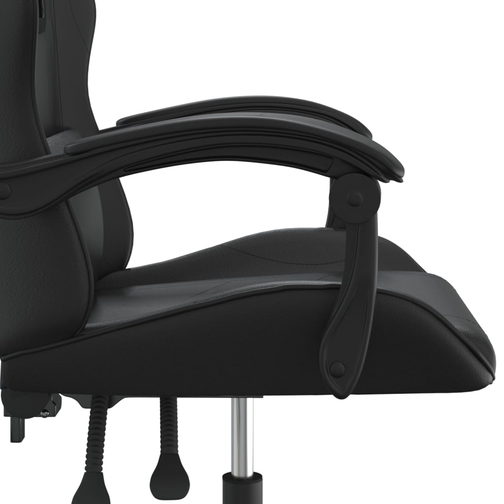 Gaming-Stuhl Schwarz und Golden Kunstleder