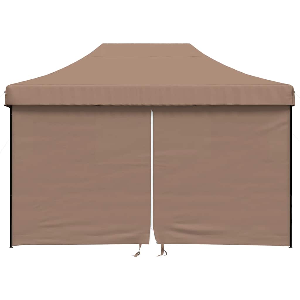 Partyzelt Faltbar Pop-Up Beige 410x279x315 cm