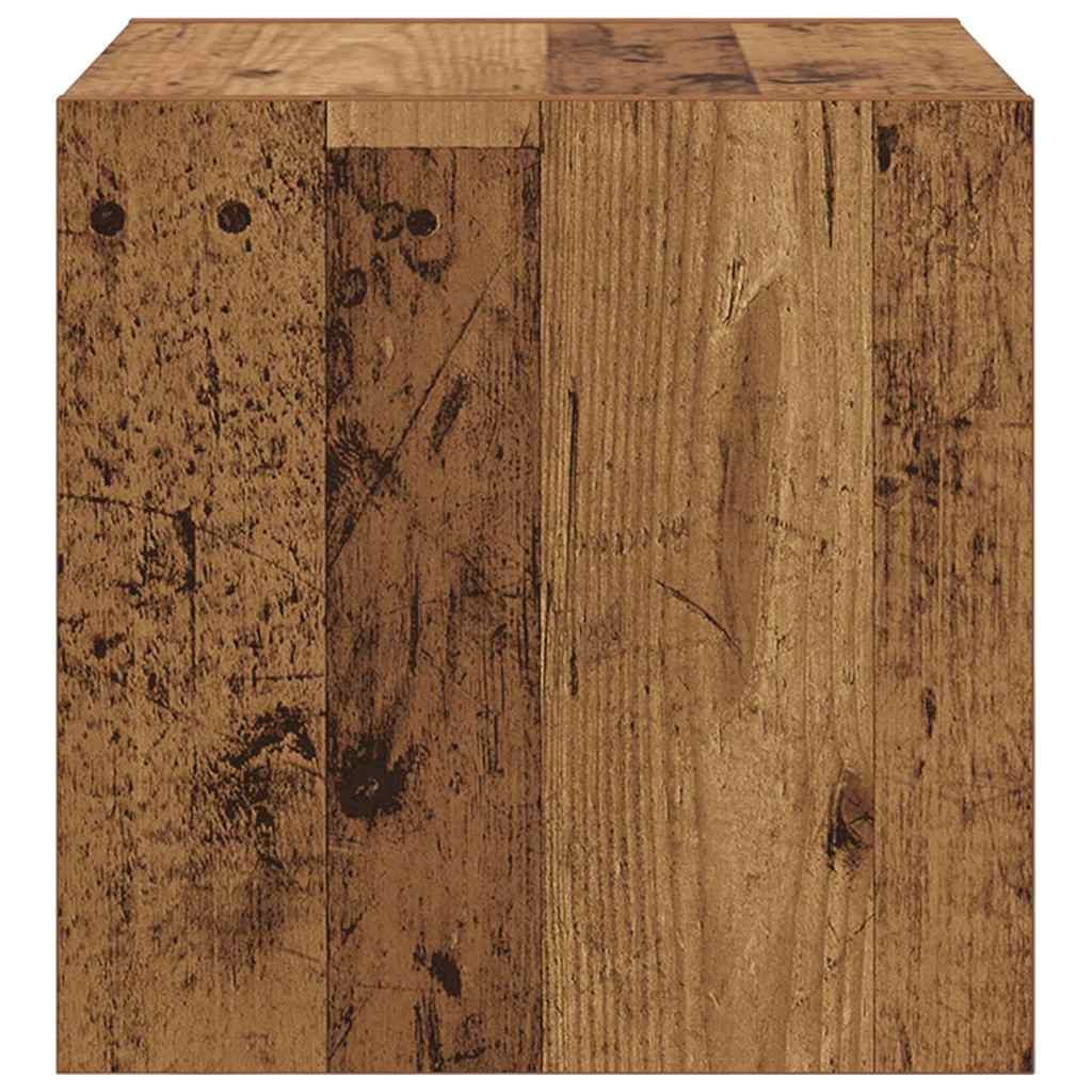 Wandschränke 2 Stk. Weiß 37x37x37 cm Holzwerkstoff
