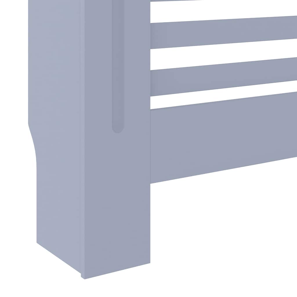 Heizkörperabdeckung Weiß 112×19×81,5 cm MDF