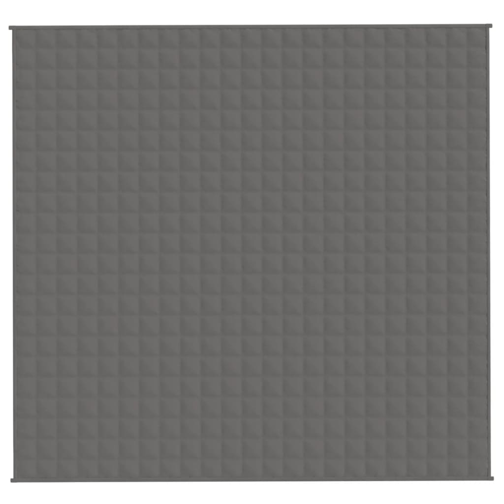 Gewichtsdecke Grau 122x183 cm 5 kg Stoff