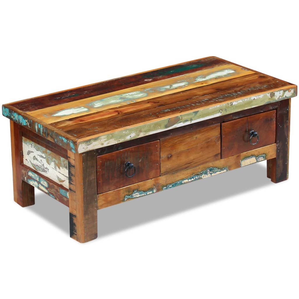 Couchtisch 90x45x35 cm Massivholz Mango