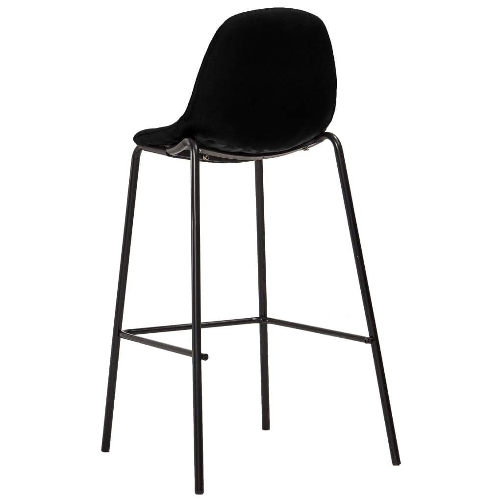 5-tlg. Bar-Set Stoff Dunkelgrau