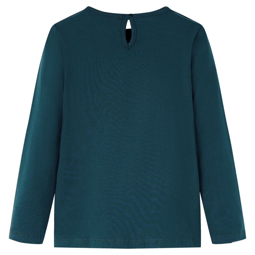 Kinder-Langarmshirt Dunkelrosa 116