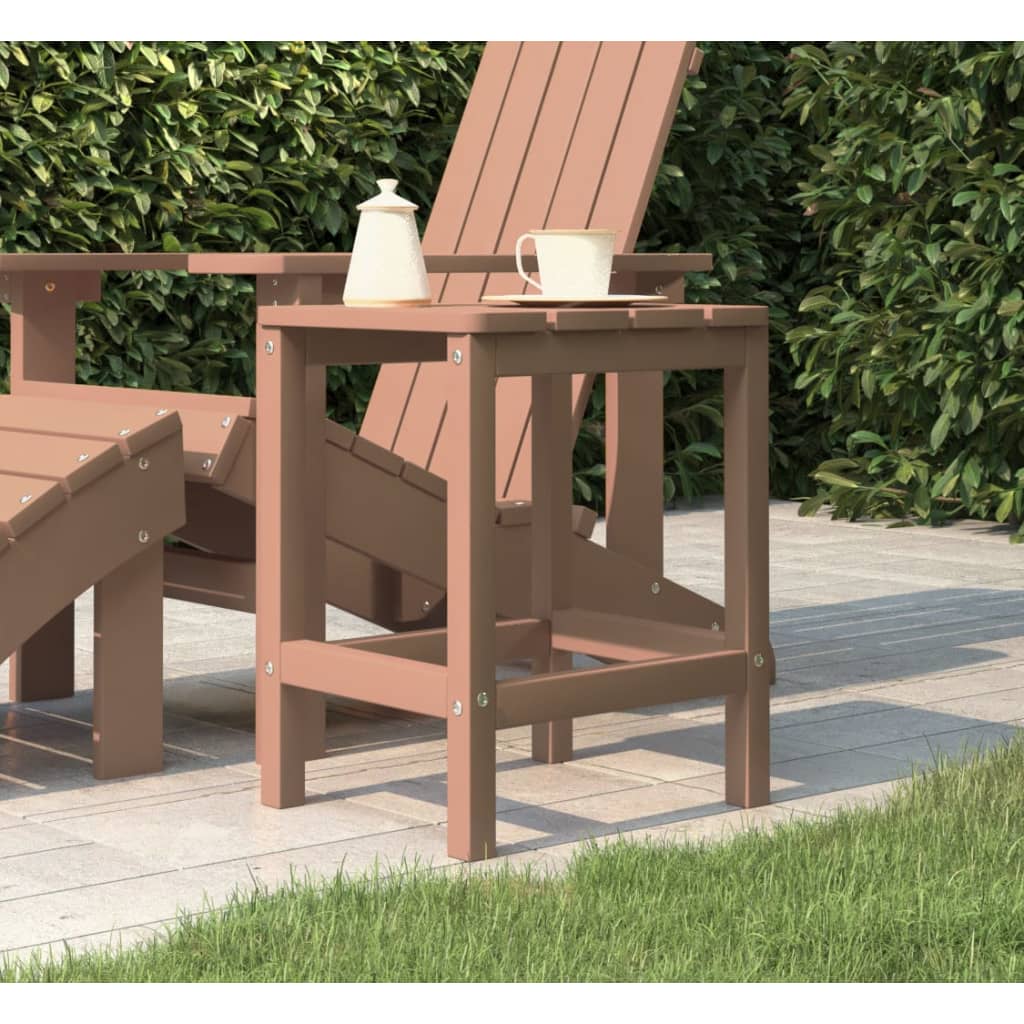 Adirondack-Gartentisch Weiß 38x38x46 cm HDPE
