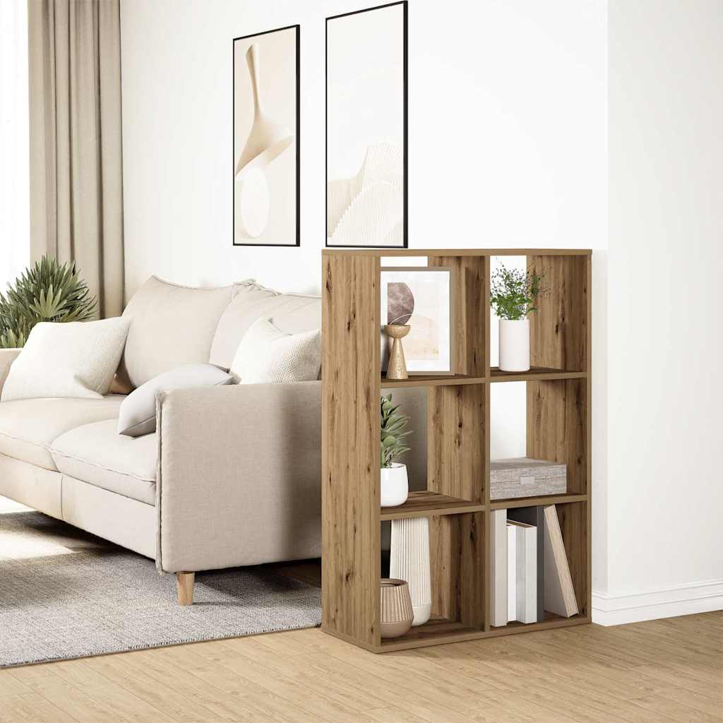 Bücherregal Weiß 137,5x29x137,5 cm Holzwerkstoff
