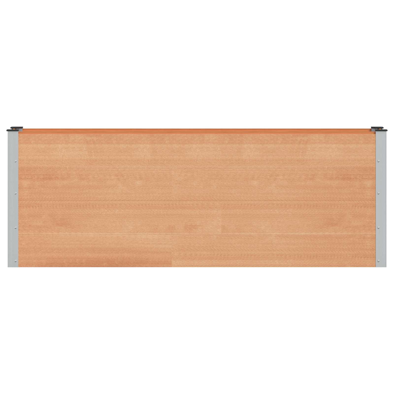 Garten-Hochbeet 200x50x54 cm WPC Grau