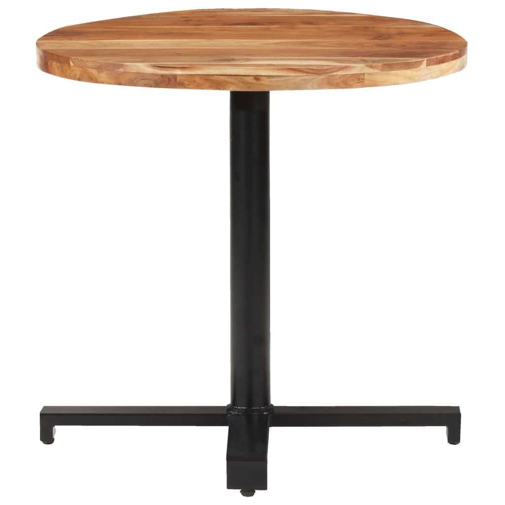 Bistrotisch Rund Ø60x75 cm Raues Mangoholz