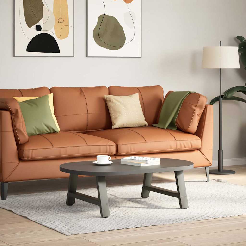 Couchtischbeine A-Form 2 Stk. 30x(30-31) cm Stahl