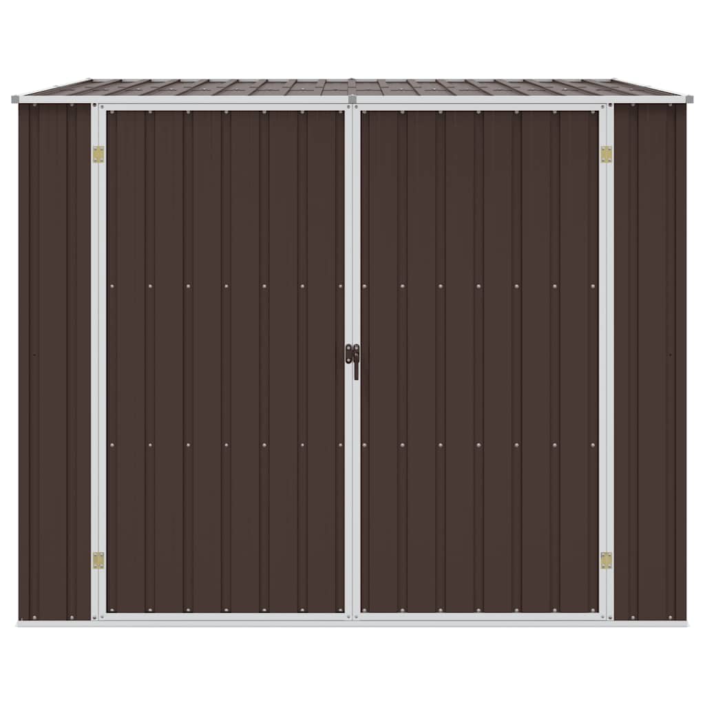 Gerätehaus Grün 195x198x159 cm Verzinkter Stahl