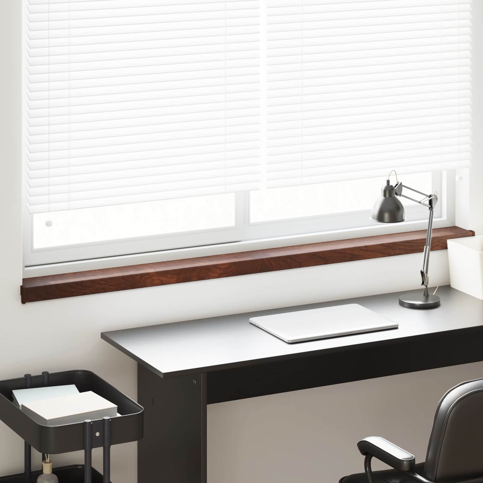 Fensterbank Weiß 60 x 10 x 4,5 cm PVC