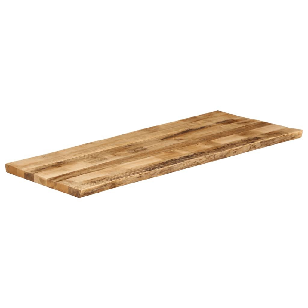 Tischplatte 40x40x2,5 cm Rechteckig Massivholz Akazie Baumkante
