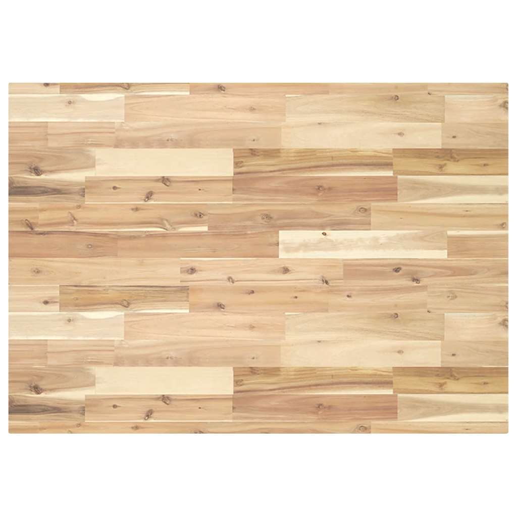 Schreibtischplatte Unbehandelt 60x50x2 cm Massivholz Akazie