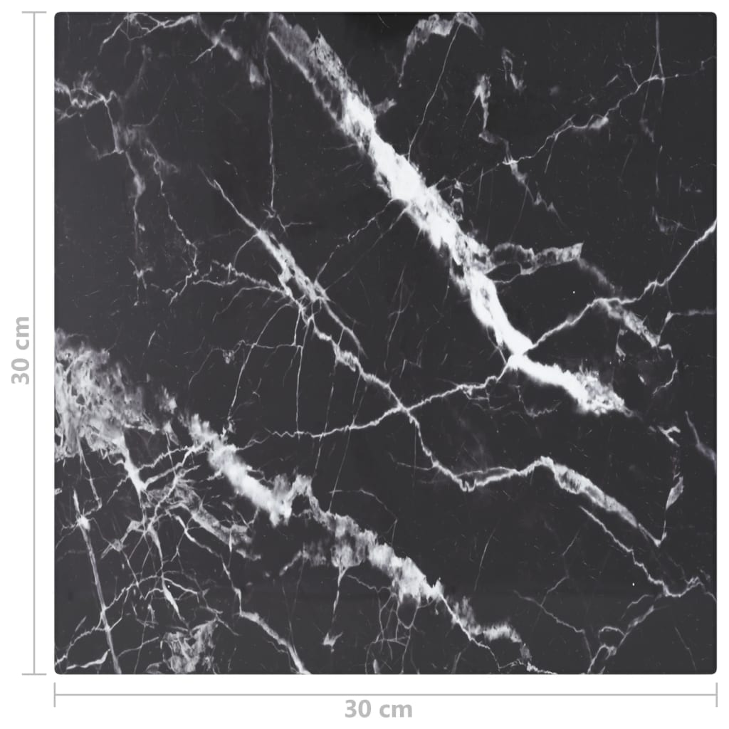 Tischplatte aus gehärtetem Glas quadratisch 700x700 mm