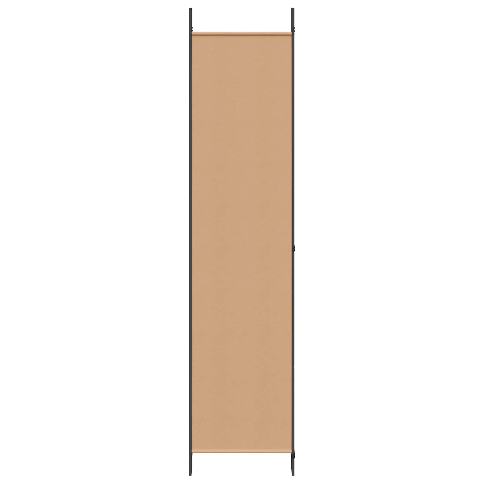 3-teiliger Raumteiler Beige 150 x 220 cm Stoff