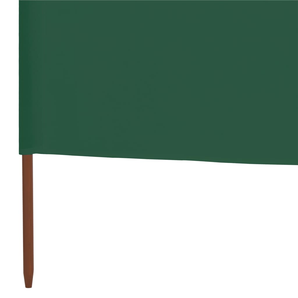 3-teiliges Windschutzgewebe 400 x 120 cm Weiß