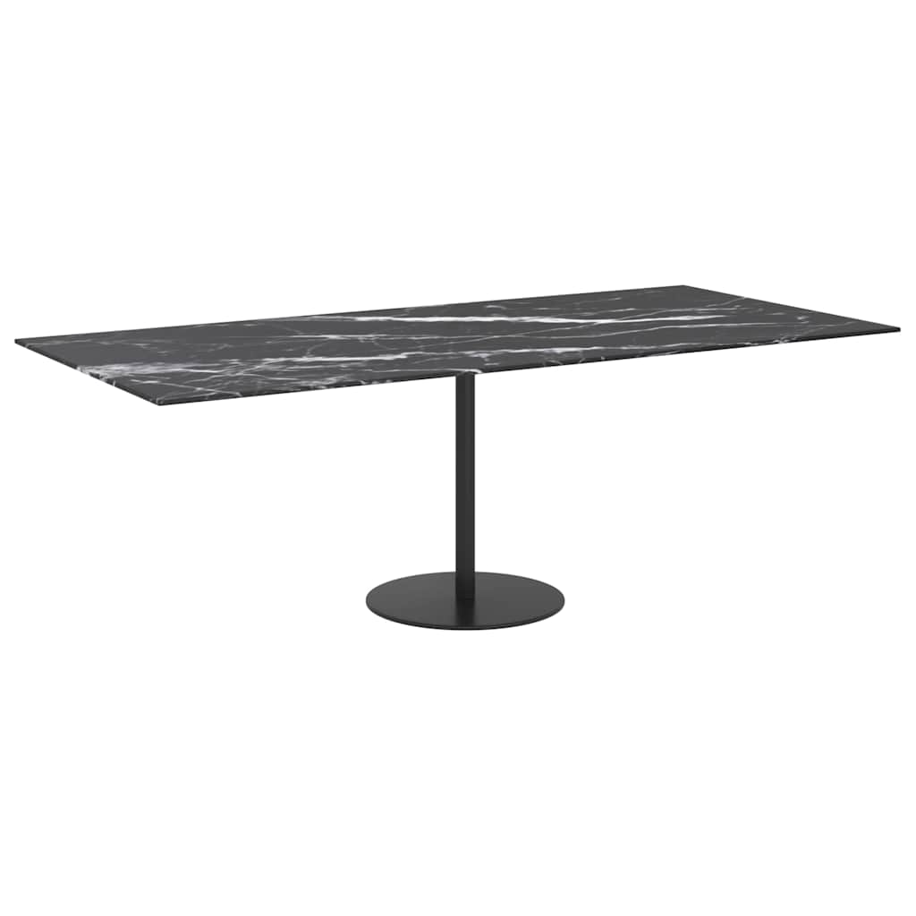 Tischplatte aus gehärtetem Glas quadratisch 700x700 mm