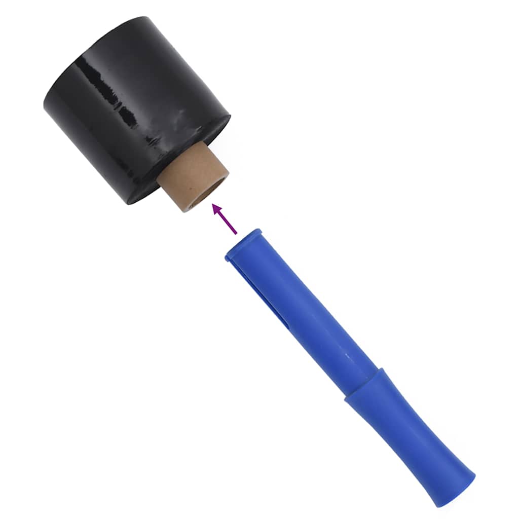 Stretchfolie mit Griff 10 Stk. Transparent 23 μm 50 cm x 150 m