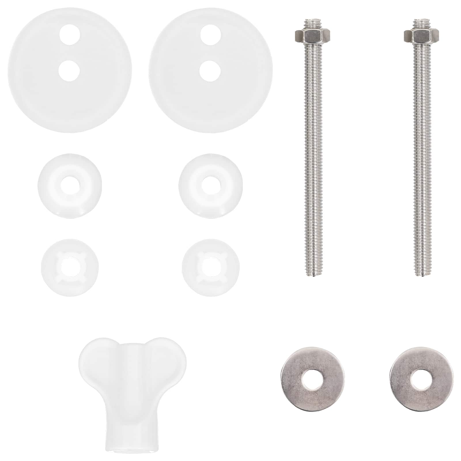 Toilettensitz MDF Deckel Schlichtes Design Weiß