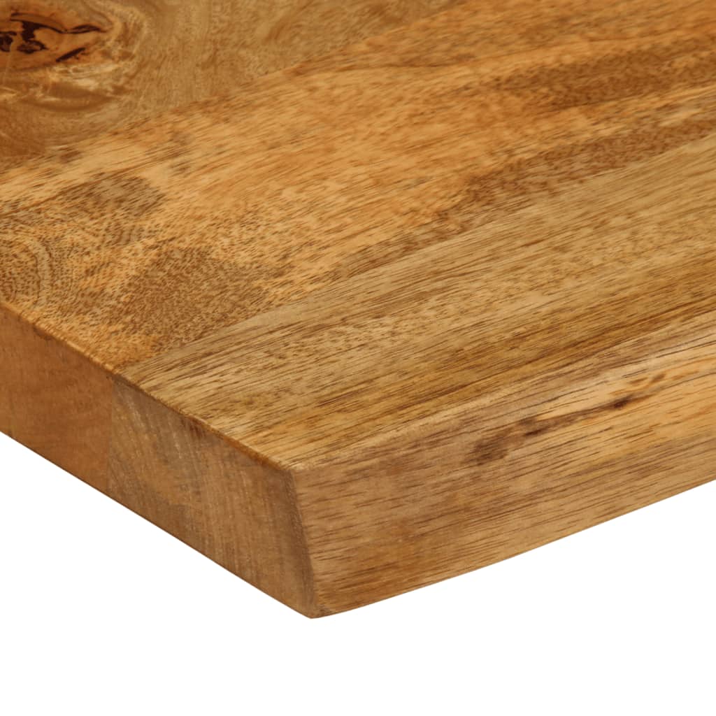 Tischplatte 40x40x2,5 cm Rechteckig Massivholz Akazie Baumkante
