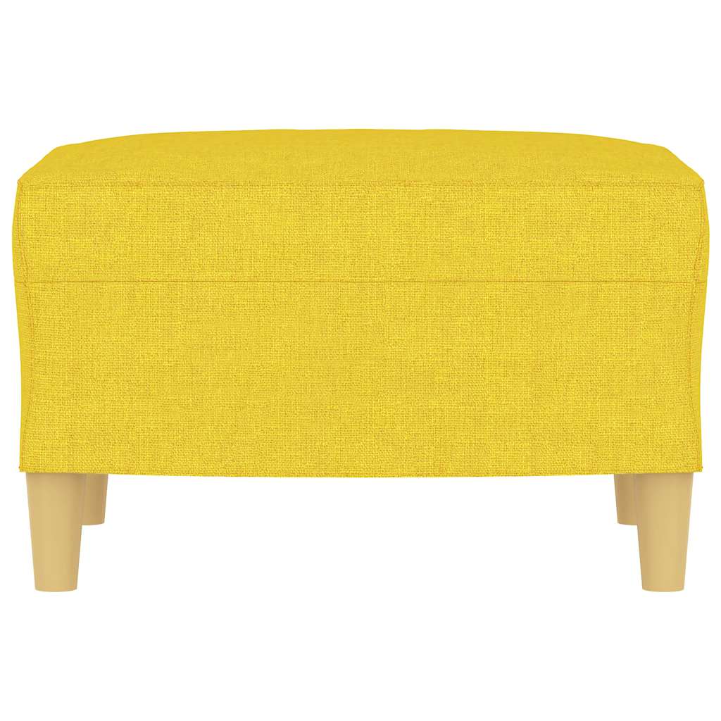 Fußhocker Hellgrau 60x50x41 cm Stoff