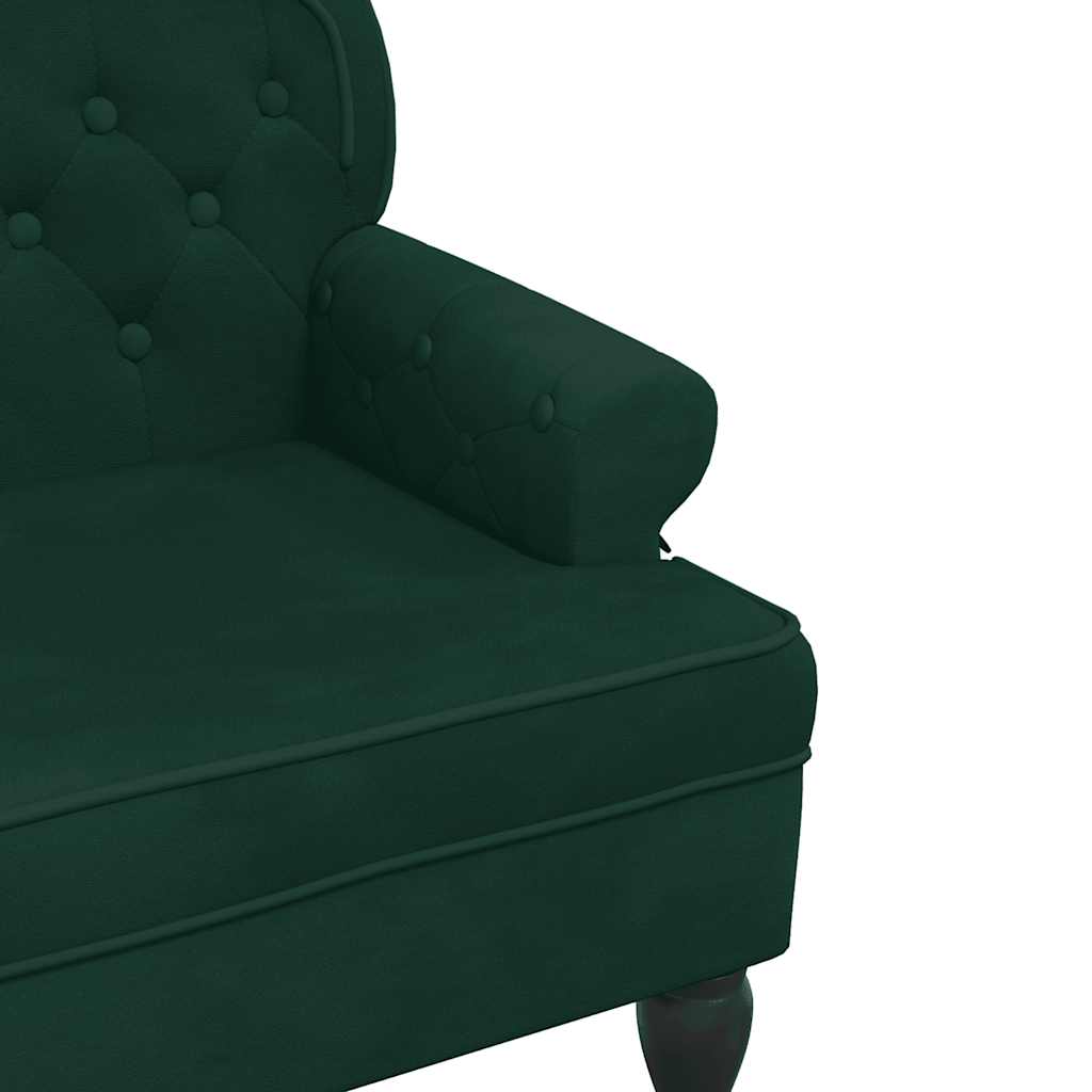 Sitzbank mit Rückenlehne Dunkelgrau 119,5x64,5x75 cm Samt