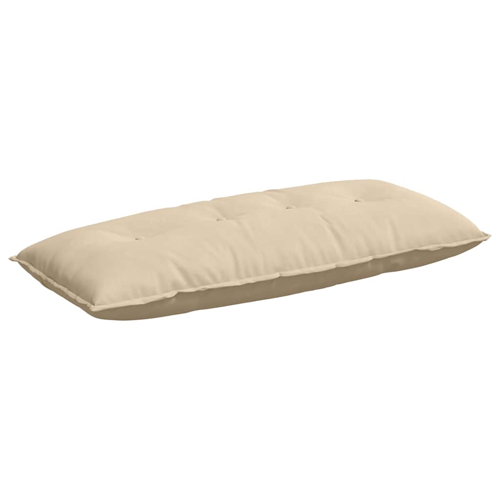 Rückenkissen Taupe 50 x 45 cm Mikrofaserstoff