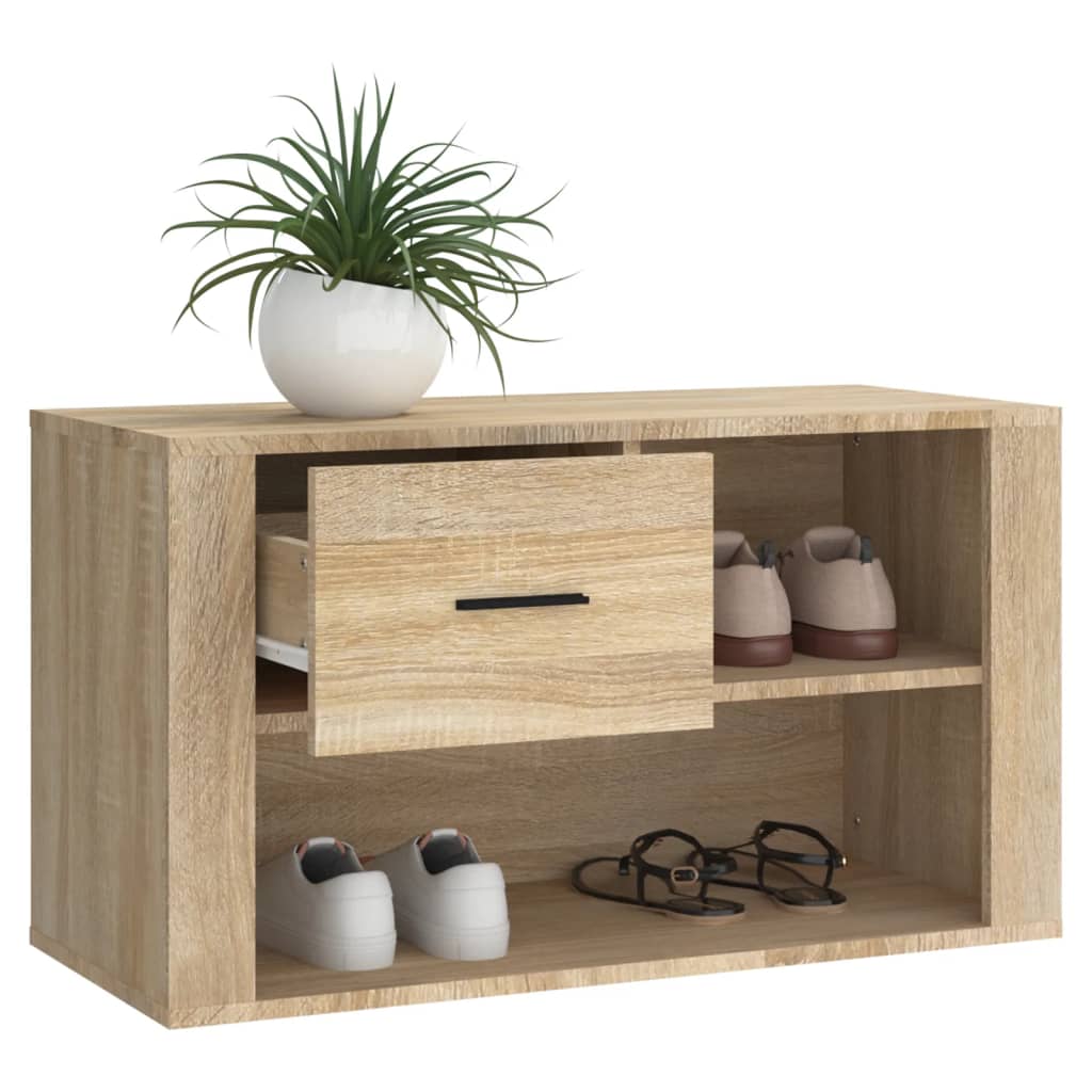 Schuhschrank Weiß 80x35x45 cm Holzwerkstoff