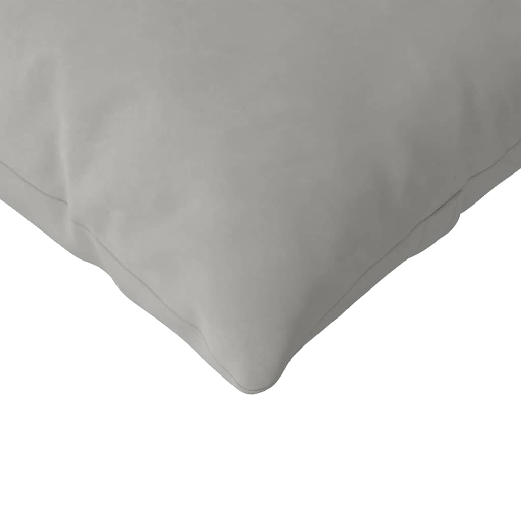 Sofakissen 2 Stück Taupe 50 x 30 cm Stoff
