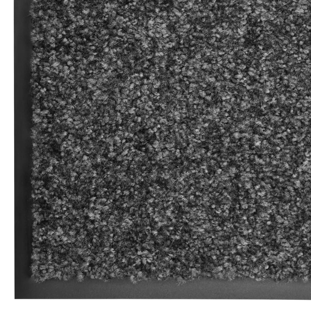 Fußmatte Waschbar Anthrazit 120x180 cm
