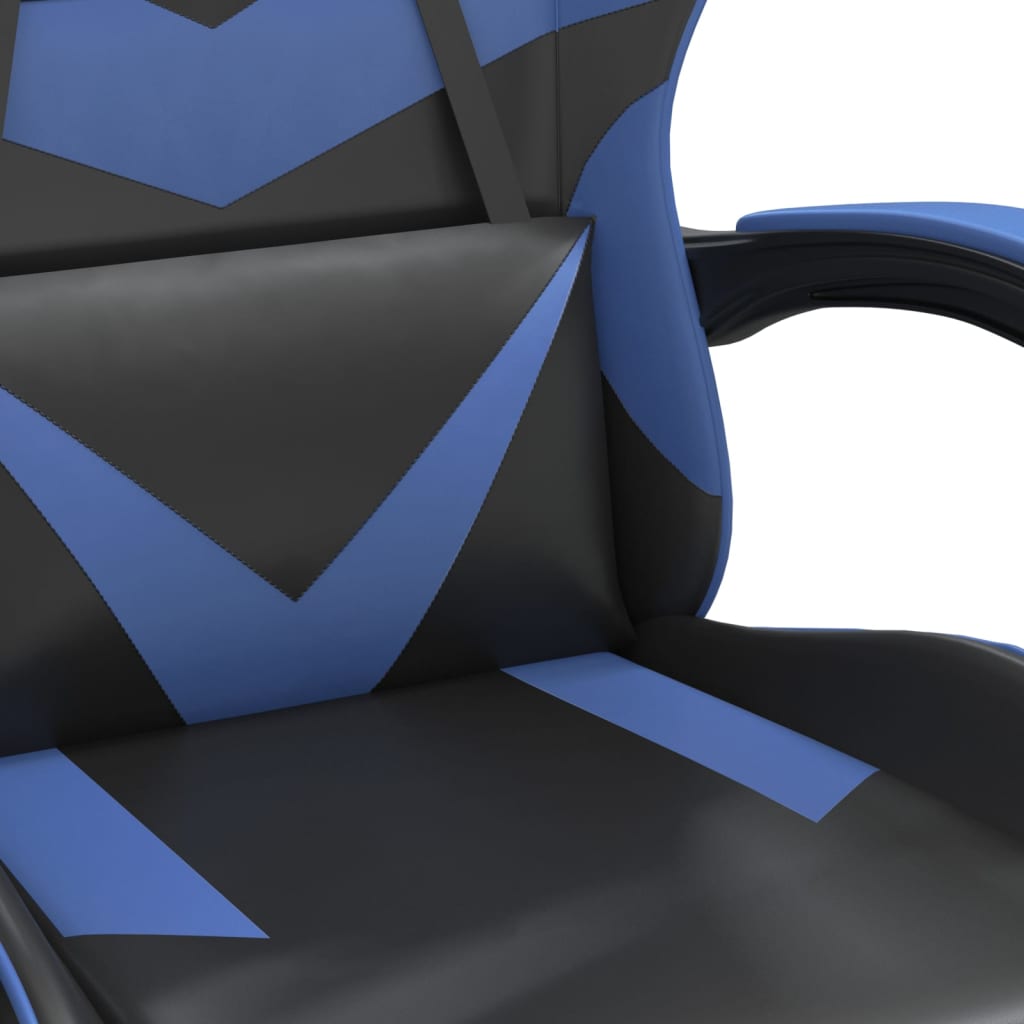 Gaming-Stuhl Drehbar Schwarz und Rot Kunstleder