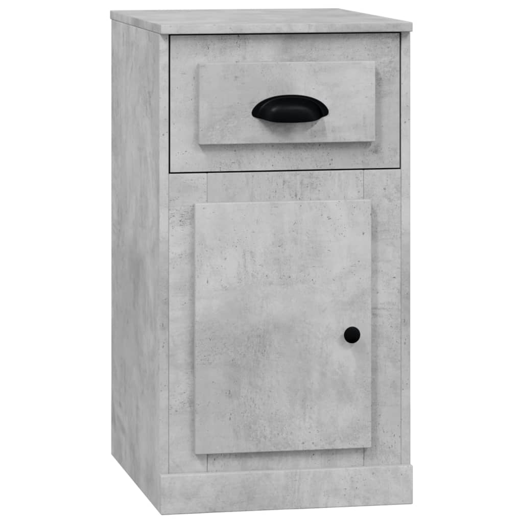 Beistellschrank mit Schublade Weiß 40x50x75 cm Holzwerkstoff