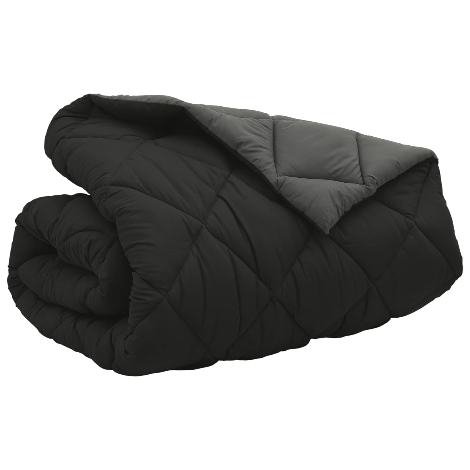 Winterbettdecke Anthrazit 135 x 200 cm Mikrofaser
