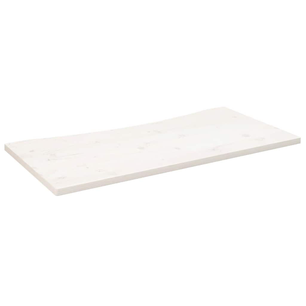 Schreibtischplatte 80x40x2,5 cm Massivholz Kiefer