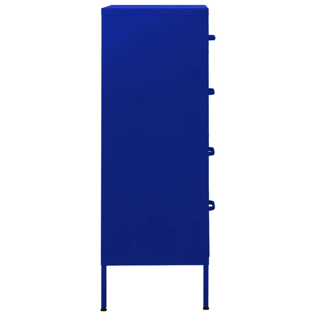 Kommode Olivgrün 80x35x101,5 cm Stahl