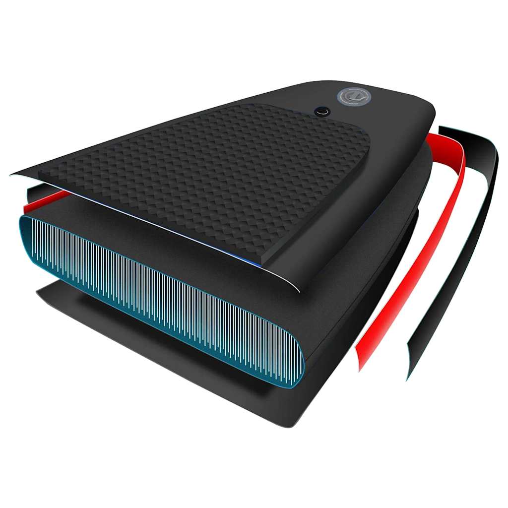 SUP-Board-Set Aufblasbar Blau 300x76x10 cm