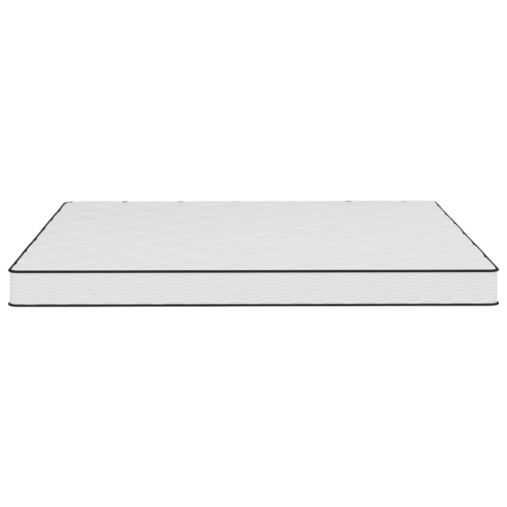 Schaumstoffmatratze für Kind Mittelweich 80 x 160 cm 16 cm Weiß