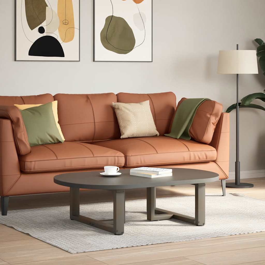 Couchtischbeine T-Form 2 Stk. Schwarz 30x25x(30-31) cm Stahl