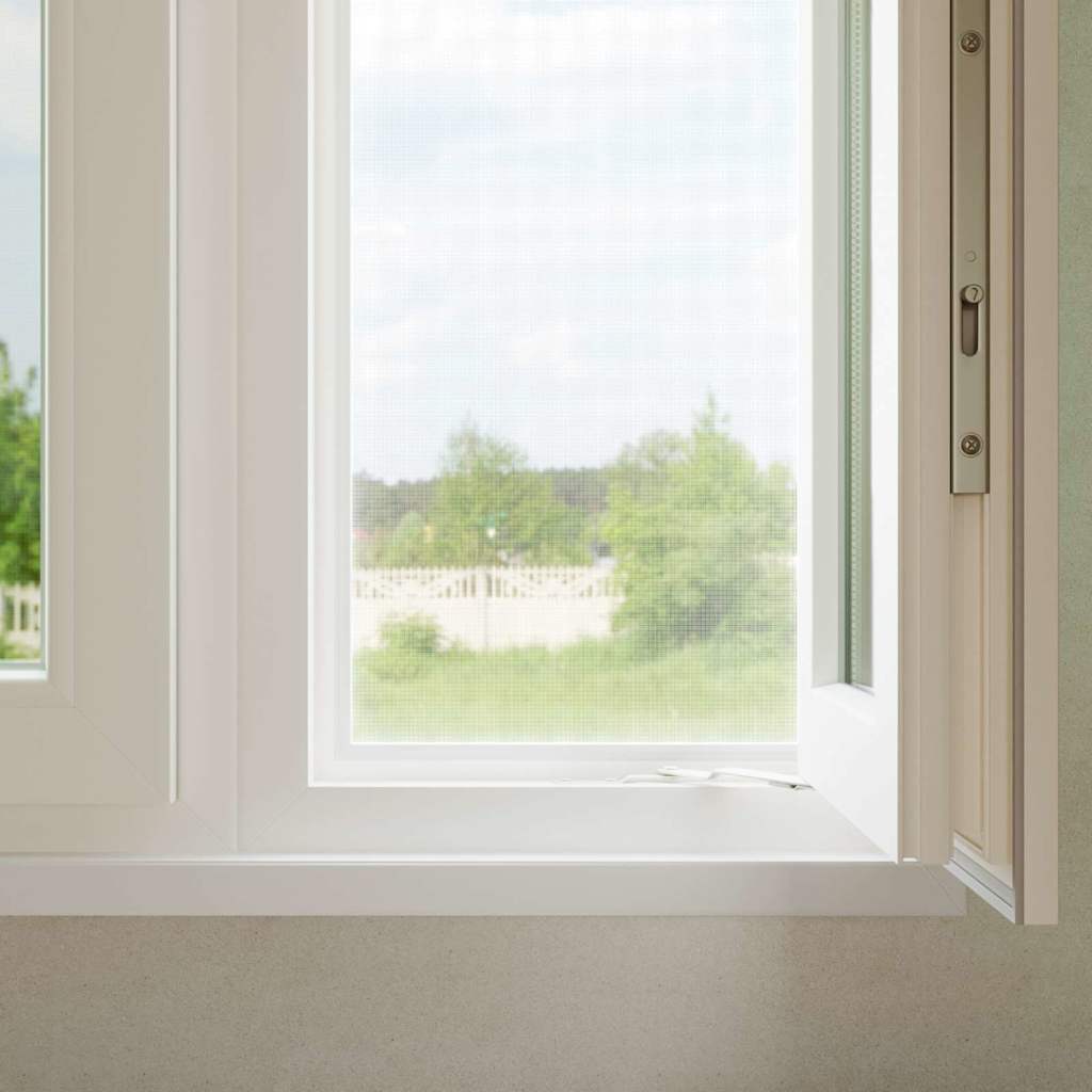 Fiberglas Mesh-Rolle Insektenschutzgitter Tür/Fenster 100 x 500 cm schwarz