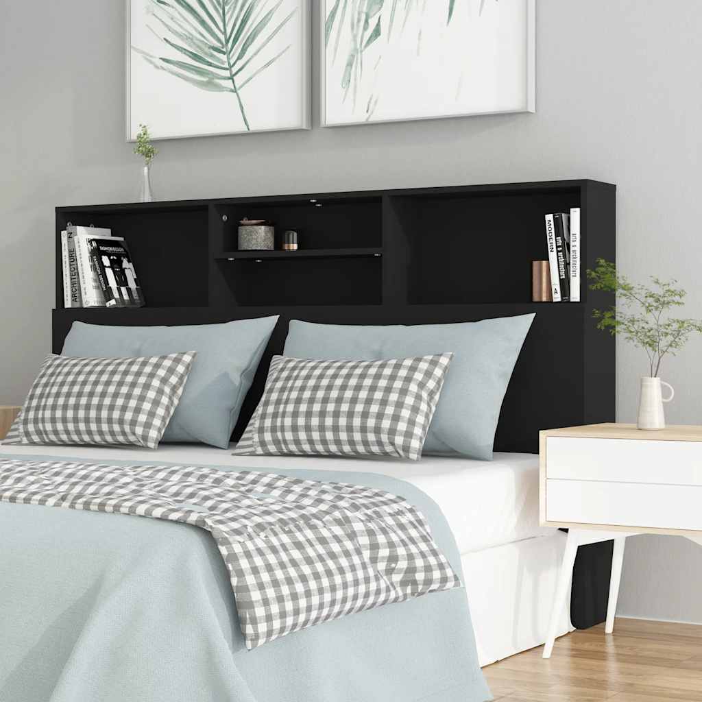 Bett-Kopfteil mit Ablagen Weiß 100x19x103,5 cm