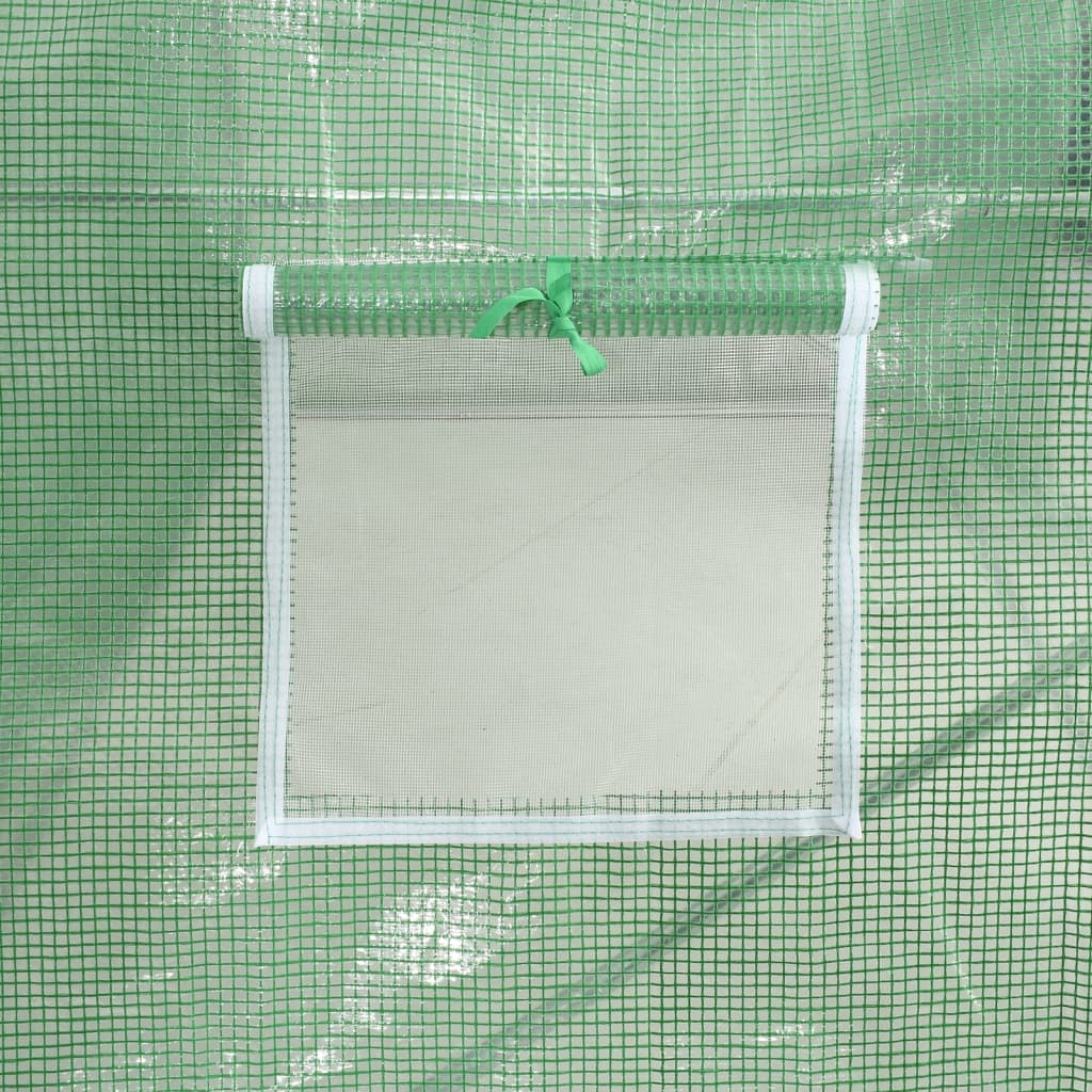 Gewächshaus mit Stahlrahmen Weiß 8 m² 4x2x2 m