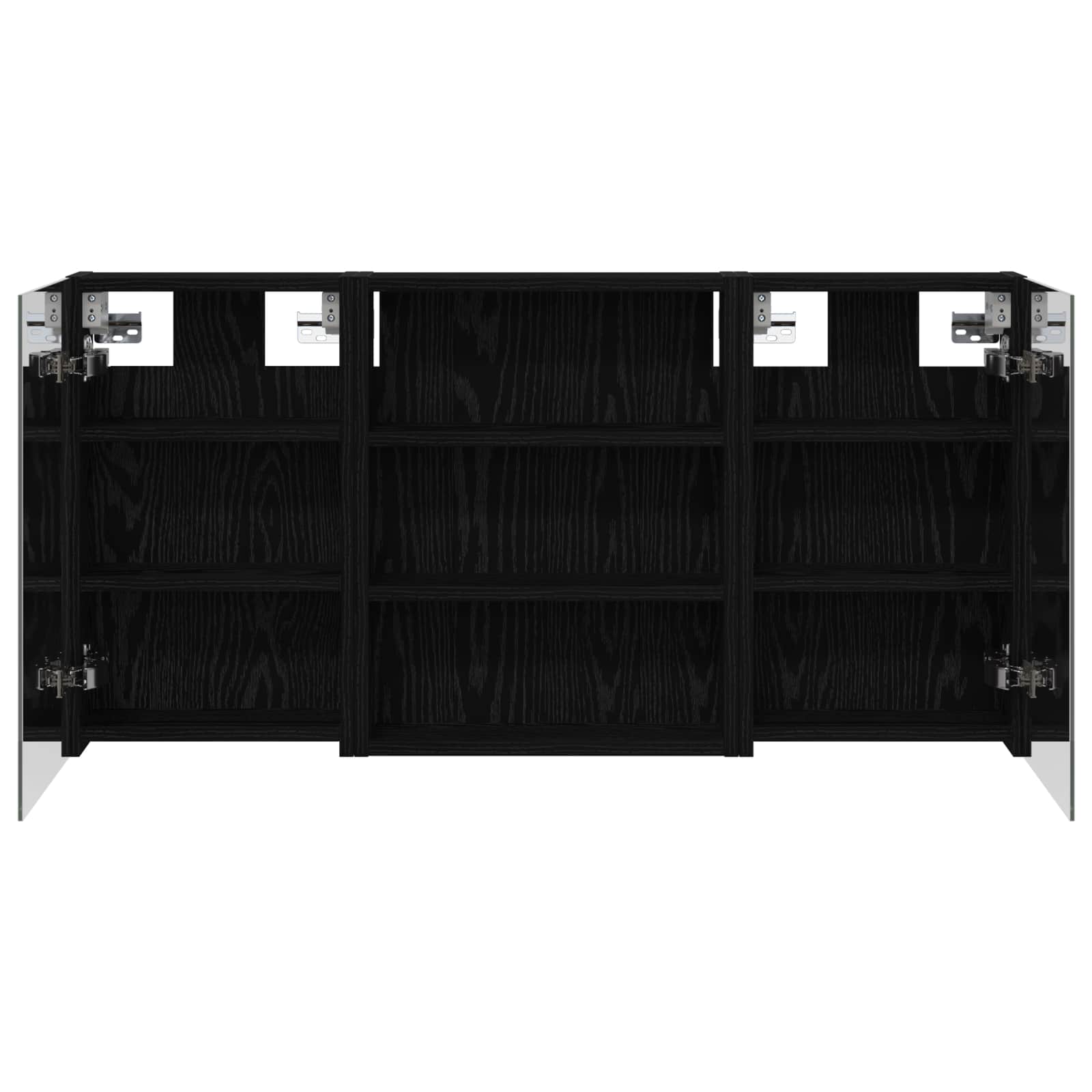 Badezimmerschrank-Set 3 pcs 80 x 10,5 x 50 cm Holzwerkstoff