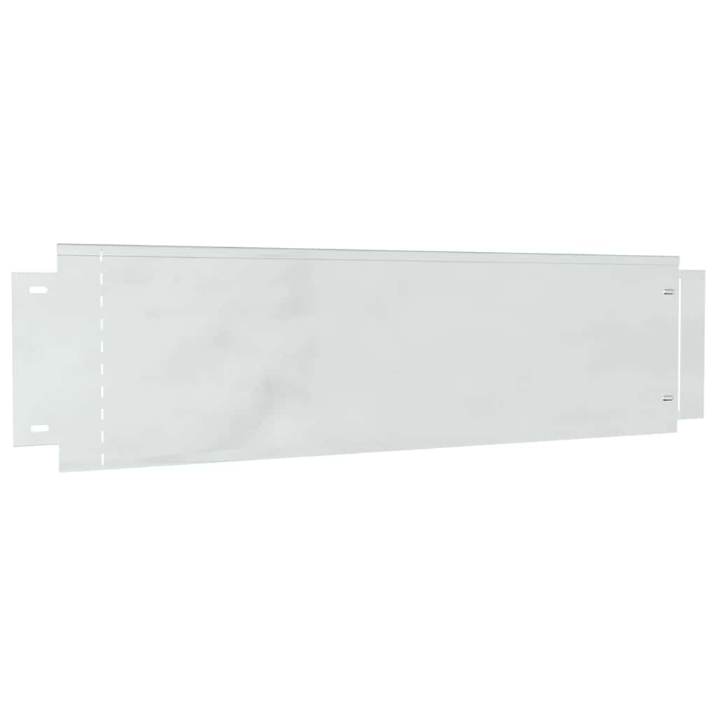 Flexible Rasenkante 5-er Set Verzinkter Stahl 100x14 cm