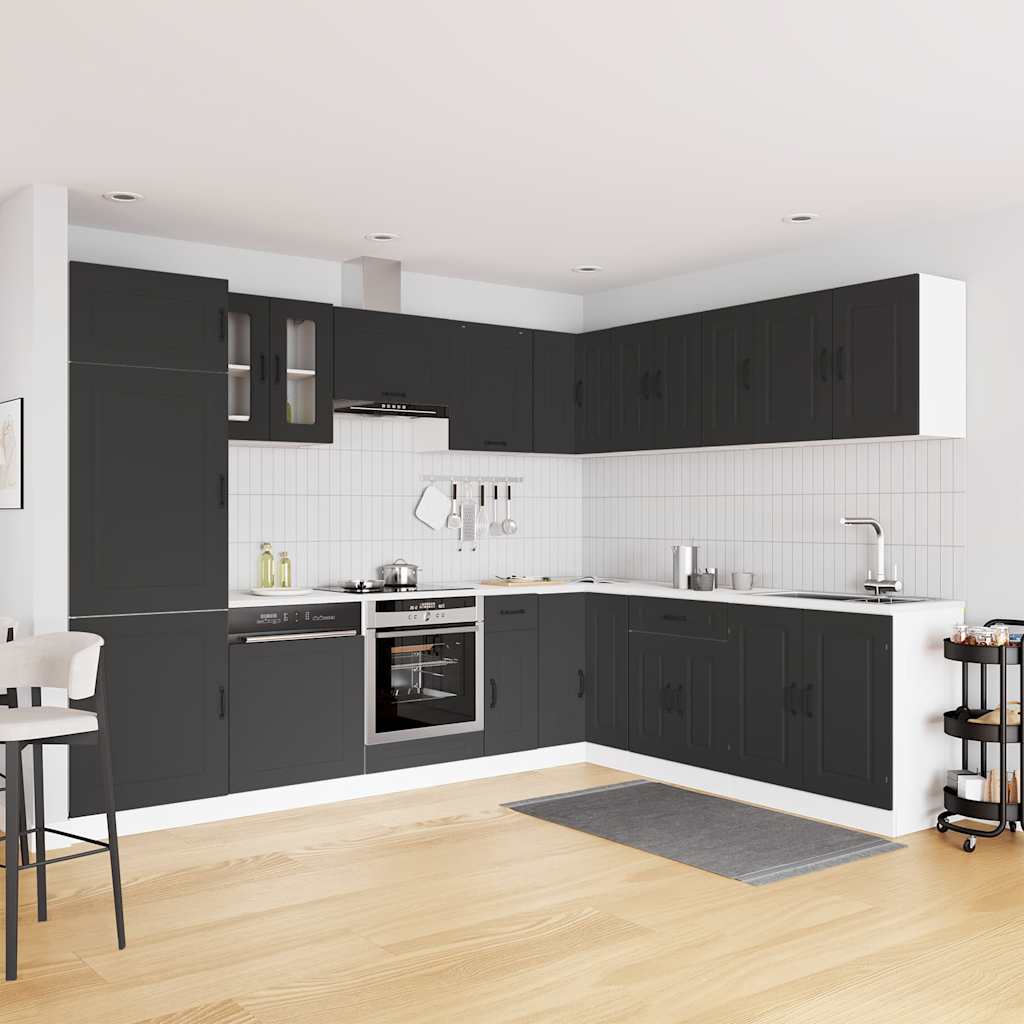 14-tlg. Küchenschrank-Set Kalmar Weiß Holzwerkstoff