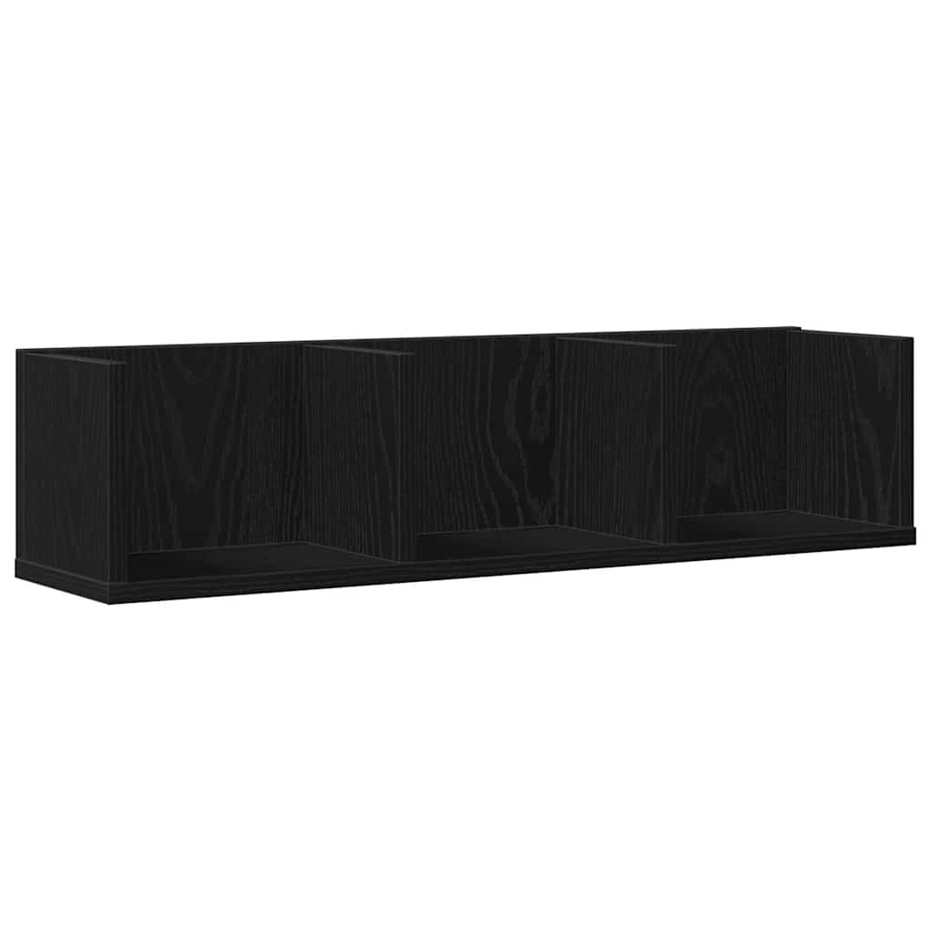 CD-Wandregal Weiß 75x18x18 cm Holzwerkstoff